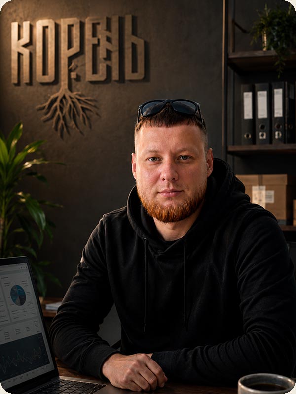 Максим — автор проекта «Корень»